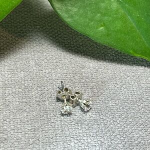 Elegant Silver Stud Earrings